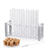 Ackers Transparent Acrylic Test Tube Bottle Small Glass Holder,Built-in Handle, 12 Tube Capacity, 0.7" (18mm) Holes for 10ML Test Tubes...