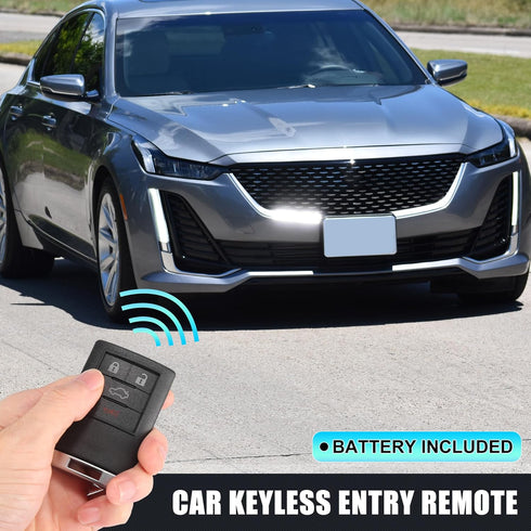 X AUTOHAUX OUC6000066 315MHz Replacement Keyless Entry Remote Car Key Fob for Cadillac STS 2008-2011 for Cadillac DTS 2008-2011 for Cadillac CTS 2...