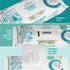 1 Pack Surface Wipes with Bleach, All-Purpose Cleaner for Bathroom, Kitchen, Office, 72 Count Soft Flow, Fresh Scent, Lint Free & Durable...