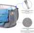 Tear Proof Pop Up Laundry Hampers, with Strong Handles Laundry Hamper, Easy to Carry & Go Up and Down Stairs, Honeycomb Mesh-Breathable, Easy to C...