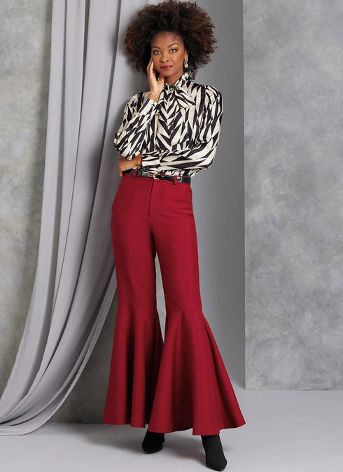 Vogue Misses' Bell Bottom Pants Sewing Pattern Kit, Design Code V1974, Sizes 16-18-20-22-24...