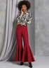 Vogue Misses' Bell Bottom Pants Sewing Pattern Kit, Design Code V1974, Sizes 16-18-20-22-24...