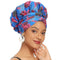 Satin Bonnet for Women, Silk Bonnet for Curly Hair Bonnet for Black Women Satin Hair Ankara African Print Head Scarf Head Wrap (Blue)...