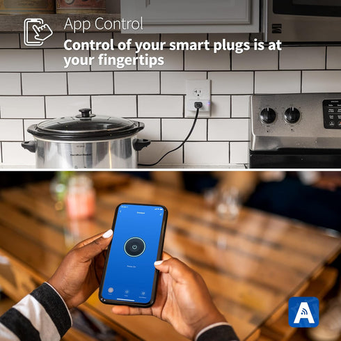 Smart Wi-Fi Plug Adaptor, 2 Pack - Smart Plug to Connect Your Devices to Your Wi-Fi......