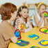 9 Pieces Kids Lacing Cards, Double Sided Sewing Cards in 9 Dinosaurs with 9 Colorful Laces, Imagination Development Lacing Toys Games for Children...