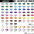 KAMENSKAYA Acrylic Inks for Artists - Magenta Acrylic Ink, 3.38 Fl Oz (100 ml)...