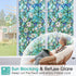 Coavas Decorative Window Privacy Film, Heat Control Sun Blocking Stained Glass Window Film, Floral Design Static Cling, Non Adhesive Windows Tint ...