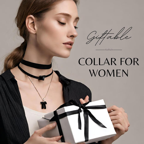 Black Leather, Velvet, Heart Pendant Choker 90s Accessories Goth Style Classic Punk Gothic Neck Collar Choker Necklace for Women and Men, Pack of ...