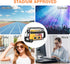 MAY TREE Clear Bag for Stadium Events Clear Messenger Bag Suitable for Concert Outfits and Sports Events...