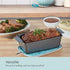 Chicago Metallic 2-Piece Healthy Meatloaf Pan with Draining Insert Professional Grade Non-Stick Carbon Steel Baking Pan with Lift and Serve Featur...