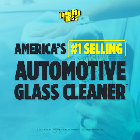 Invisible Glass 91163 Premium Glass and Window Cleaner for Auto and Home Cleans Glass, Windows, Windshields, Navigation Screens, and More, Streak-...