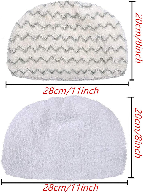 4 Pack Replacement Pads for Bissell Powerfresh Hard Floor Steam Cleaner 1940 1440 1544 1806 2075 Series Steam Mop Compare to Part # 5938 & 203-263...