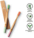GREENZLA Kids Bamboo Toothbrushes (6 Pack) BPA Free Soft Bristles Eco-Friendly, Natural Toothbrush Set Biodegradable & Compostable Charcoal Wooden...