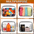 6 Pieces Clear Makeup Bags, Cosmetic Bag Bulk, Portable Travel Clear Pouch with Zipper, TSA Approved Toiletry Bag for Travel Waterproof Makeup Bag...