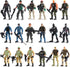 18 Pcs Special Forces Army Men Soldier Combat Movable Action Figures Army Guys Plastic Toy Soldiers Playsets Military Toy Men with Military Weapon...