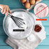 Silicone Whisk, Heat Resistant Stainless Steel Wire Whisk Set of 3, Kitchen Cooking Whisks No Scratch, Non-stick Cookware Balloon Egg Beater for B...