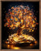 Leczany Cross Stitch Stamped Kit for Beginner - Golden Tree | DIY Embroidery Starter Patterns Craft Kit Needlepoint for Adults or Kids | 11CT, 3 S...