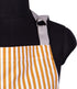 AMOUR INFINI Cotton Aprons for Women with Pockets Adjustable Strap and Waist Ties Reusable Printed Aprons for Baking, Cooking, Gardening (27.5 x 3...