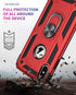 Korecase Compatible with iPhone X iPhone Xs Case, Extreme Protection Military Armor Dual Layer Protective Cover with 360 Degree Swivel Ring Kickst...