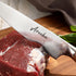 Chef Knife, Razor Sharp 8 Inch Kitchen Knife with Ebana Wood Handle High Carbon Stainless Steel Professional Cooking Chef's Knives with Gift Box...