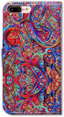 iPhone 8 Plus Case,iPhone 7 Plus Case, Bright Paisley Pattern Card Slot Wallet Leather Cover Case for iPhone 8 Plus/iPhone 7 Plus...
