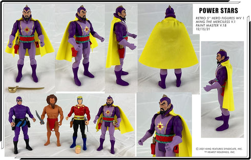 Boss Fight Studio Power Stars: Ming The Merciless Action Figure, Multicolor...