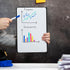 Small Portable Whiteboard With Markers, 9.5 x 6.5 inch, Mini Dry Erase Foldable Drawing Board For Kids Students Teachers, Classroom School Office...