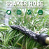 PVC Flat Sprinkler Hose with Garden Hose Quick Connector 3/4" GHT Fittings, Irrigation Soaker Hose, Drip Hose, Save Water (15FT, Black)...