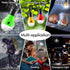 FLY2SKY Tent Lamp 4 Packs Portable LED Tent Lights Clip Hook Hurricane Emergency Lights LED Camping Lights Bulb Camping Lanterns Camping Equipment...