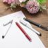 MECCANIXITY 4pcs Ballpoint Pen with Stylus Tip 2 in 1 Ink Pen & Fine Point Rubber Stylus Pens for All Capacitive Touch Screens Universal......