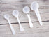 Sowaka 4 Pcs Measuring Spoons 1g 3g 5g 10g Plastic Teaspoon Tablespoon for Accurate Measure Coffee Protein Milk Scoops Spoon Home Kitchen Measurin...