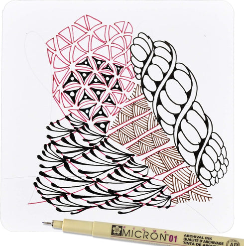 Sakura 30181 Pigma Micron Blister Card 01 Ink Pen, 0.25-mm, Black...