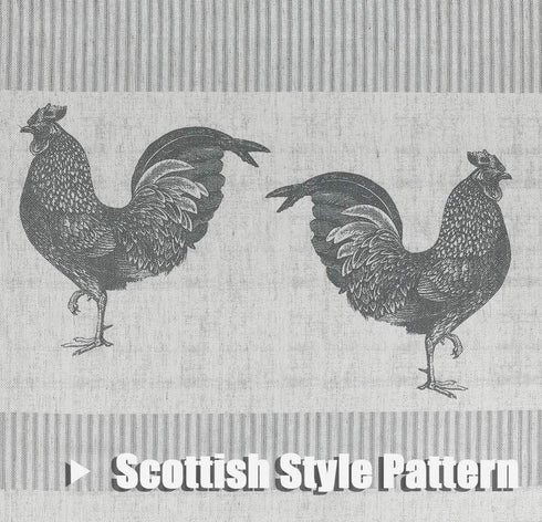 SXZJTEX Farmhouse Rooster Kitchen Boho Rustic Curtains Tier, Rod Pocket Panels for Living Room,Kitchen, Bathroom and Cafa, 27''W x 36''L, 2 Panels...