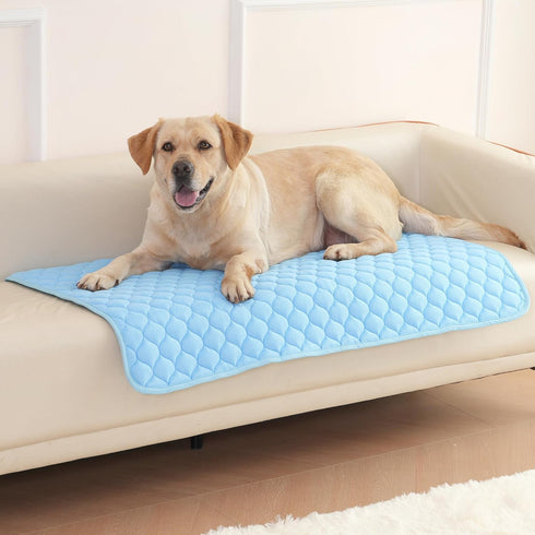 MARUNDA Dog Cooling Mat, Breathable Washable Cooling Pad for Dog, Portable Pet Cooling Mat for Outdoor, Provide Comfortable and Cooling Mat in Sum...