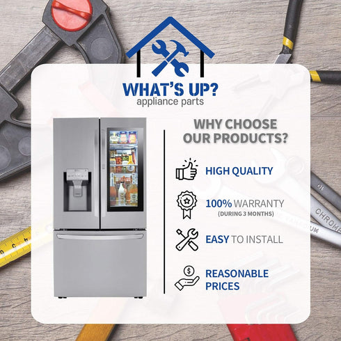 What's Up? 1-4 Pieces Authorized Factory Replacement DA61-06796A Clip Drain Samsung Compatible with DA61-06796A, AP5579885, 2683163 (2 pieces)