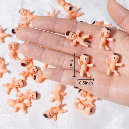 Party Decorations Mini Plastic Babies Party Baby Party Supplies Shower ice cube Game Decor Party Supplies?40 PCS 1in?...