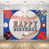 Baseball Sports Theme Party Decorations Baseball Happy Birthday Backdrop Banner for Kids Teenagers | Baseball Backdrop Background Banner Decoratio...