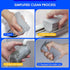 6 Pack Damp Clean Duster Sponge, Sponge Cleaning Brush, Reusable Sponge, Duster for Cleaning Blinds, Glass, Baseboards,Vents, Railings, Mirrors, W...