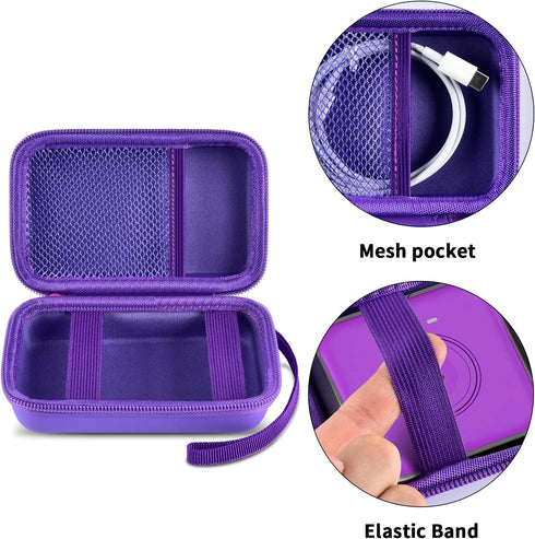 Travel Case for UCOMX for Nano/for Iseyyox/for LISEN/for RTOPS 3 in 1 Wireless Charger, Foldable Magnetic Charging Station Storage Holder Bag for ...