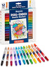 Crayola Dual Chisel Tip & Brush Markers, Art Markers, Gifts for Teens, 12ct...