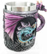 Ebros Myths And Legends The Conception Of Blue Fire Beowulf Purple Dragon Beer Stein Tankard Coffee Cup Mug Great Gift For Dragon Lovers Party Hos...