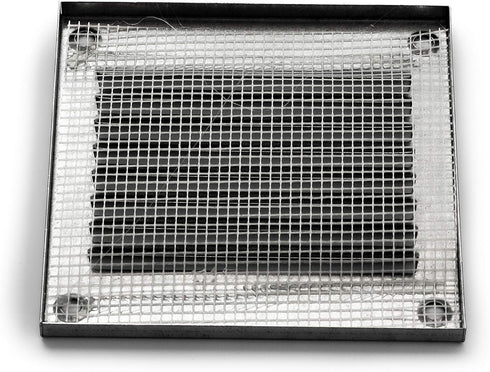 Vent Systems 4'' x 4'' Inch Galvanized Air Vent Cover Metal Air Return Grill with Built in Pest Guard Screen HVAC Vent Cover for Home Improvement ...