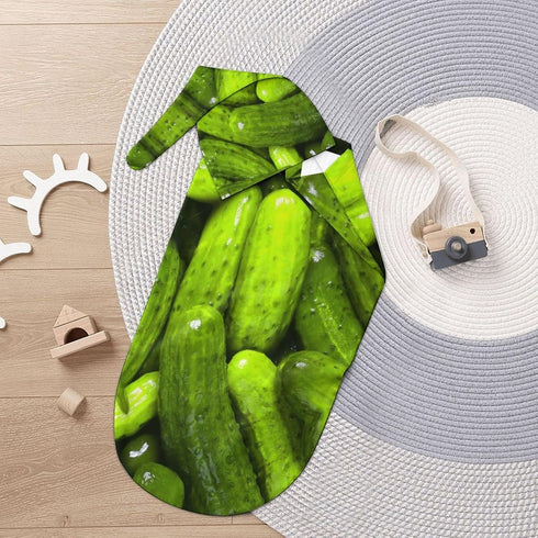 3D Funny Realistic Food Green Pickles Cucumbers Newborn Baby Swaddle Blanket with Beanie Hat Baby Receiving Blanket Soft Baby Sleep Sack Baby Wrap...