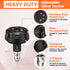 Pressure Washer Nozzle, 6 in 1 Quick Change Over Spray Nozzle, Adjustable High Power Washer Nozzle Tips with 1/4" Quick Connect, 4000 PSI...