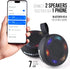 RISEBASS Water Resistant Bluetooth Shower Speaker, Handsfree Portable Speakerphone Control Buttons with LED Light, True Wireless Stereo for Bathro...