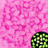 200PC Glow in The Dark Stones Outdoor Decoration Glowing Rocks for Garden Luminous Pebbles for Fish Tank Yard Walkway Pathway Aquarium,Pink...