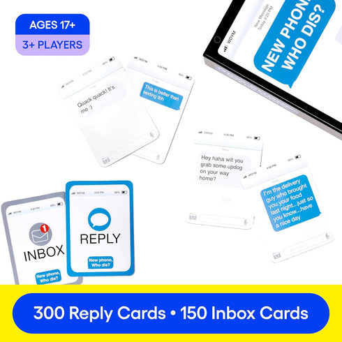 WHAT DO YOU MEME? New Phone, Who Dis? - The 100% Offline Text Messaging Party Game - Board Games for Adults, Fun Games by Relatable...