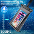 Floating Waterproof Phone Pouch, 2Pack IP68 Waterproof Phone Dry Bag Case with Zip Lock Seal for iPhone 15 14 13 12 11 Pro Max Plus Samsung, Phone...