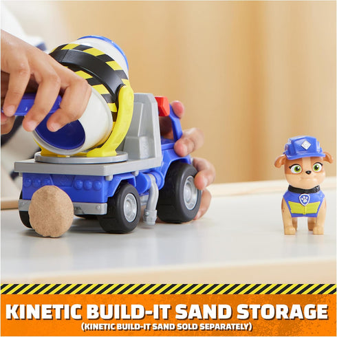 Mix’s Cement Mixer Toy Truck with Action Figure and Movable Construction Toys, Kids Toys for Ages 3 and Up...