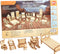 BOHS 34-Piece Dollhouse Furniture Set - Laser Cut Wooden 3D Puzzles - Miniature Doll House DIY Models and Accessories...